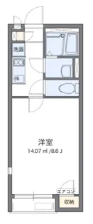 レオネクスト百合II【1階】の間取り