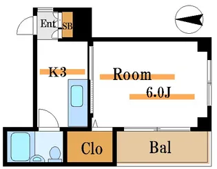 サンハイツ永岡【3階】の間取り
