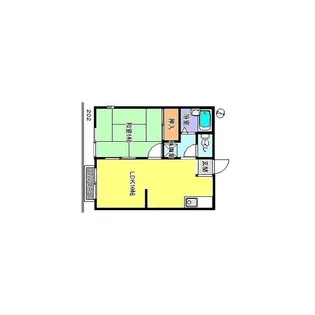 エステート ピア ミヤザワ【2階】の間取り