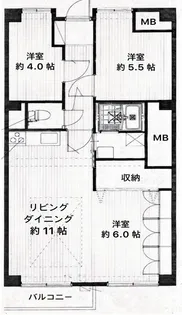 新宿スカイプラザ【5階】の間取り