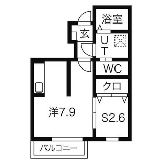 ボヌール【1階】の間取り