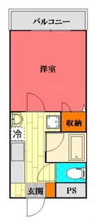 中央マンションII【2階】の間取り