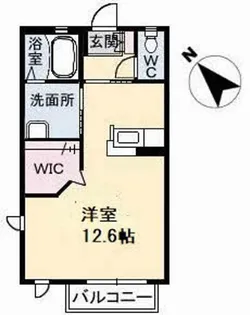 エクセラン【1階】の間取り