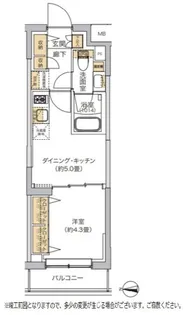 リビオメゾン湯島【3階】の間取り