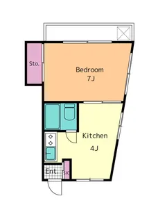 永井ビル【2階】の間取り