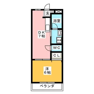 榎本マンション【4階】の間取り