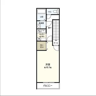 Azul国見II【2階】の間取り