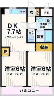 グランドール関田【1階】の間取り