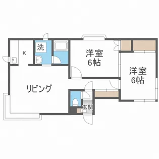 フォーサイト宮の沢【2階】の間取り