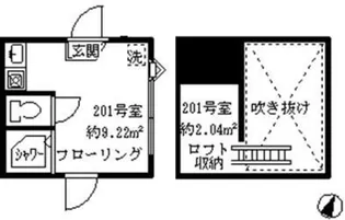 ソフィアドール【2階】の間取り