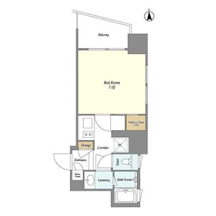 ミュプレ高田馬場【9階】の間取り