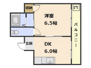 土井脇ビル【2階】の間取り