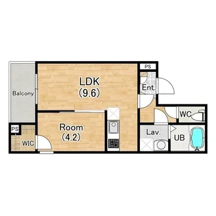 (仮称)ジーメゾン鳳南ルシア【3階】の間取り