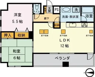 プリーマ仲町台【3階】の間取り
