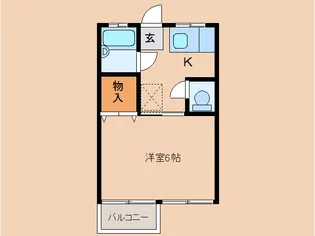 コーポラス橋本の間取り