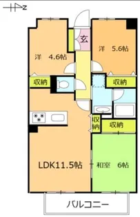 Great Heim【6階】の間取り