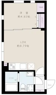 西新宿レジデンス【4階】の間取り