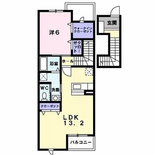 メゾン・ド・ルミエール I【2階】の間取り