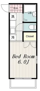 ブルーベル南大沢【1階】の間取り