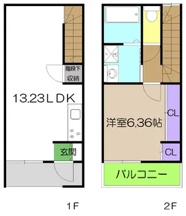 Gran X nangoku(北101~108)の間取り