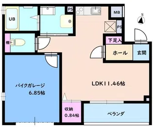 Grand ete【1階】の間取り