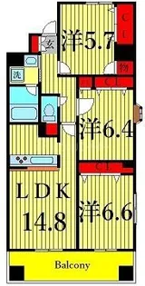 コトヒルズ【7階】の間取り