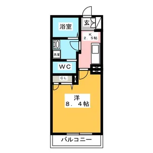 ダイヤモンドヒルズ常滑栄町【1階】の間取り
