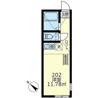 ユナイト日の出ゴルゴンゾーラ【2階】の間取り