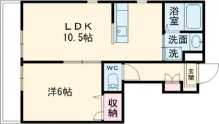 Forest Town 美沢B【1階】の間取り