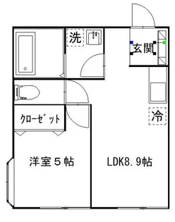 大栄コーポ【2階】の間取り