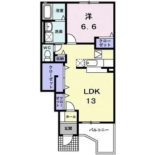 ピュア・グリーンII【1階】の間取り