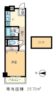 メインステージ赤羽北【3階】の間取り