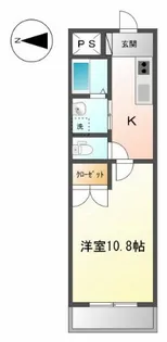 ラ・ルアージュ【2階】の間取り