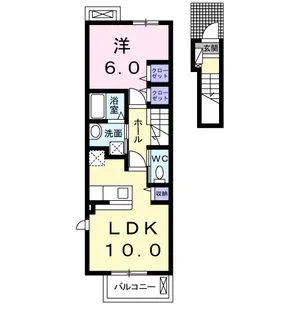 なでしこ【2階】の間取り