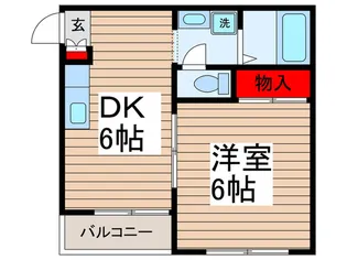 サンコート【2階】の間取り