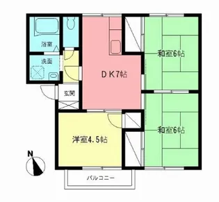 ソンネンドルフ【0】【2階】の間取り