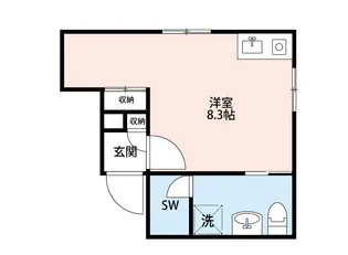ブライトハウス東池袋【1階】の間取り