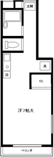 アフェット津田沼【3階】の間取り