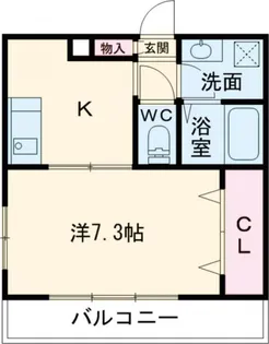 ピース・スクエア常三島【4階】の間取り