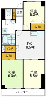 千歳サンライズ【3階】の間取り
