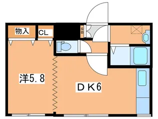 根岸台ハイホ-ム【5階】の間取り