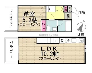 シルバラード広尾【2階】の間取り