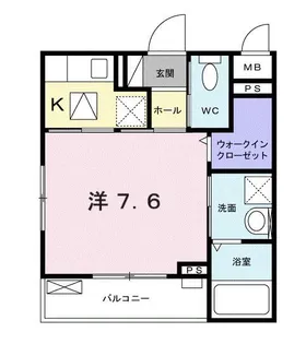 プレシャス・グリーン【1階】の間取り
