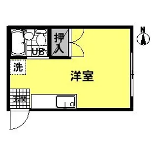 エステートピア【1階】の間取り