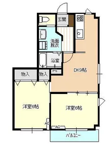 ル・グランヴェールII【2階】の間取り