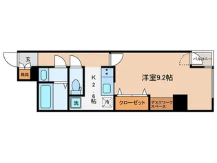 ビューネ高田馬場【4階】の間取り