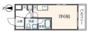 ウエストカミオ【2階】の間取り