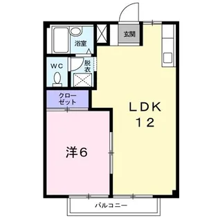 シティハイツ堀越II【2階】の間取り