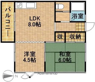 カプチーノSHUN【2階】の間取り