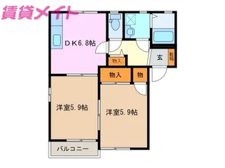 Millennium Star【1階】の間取り